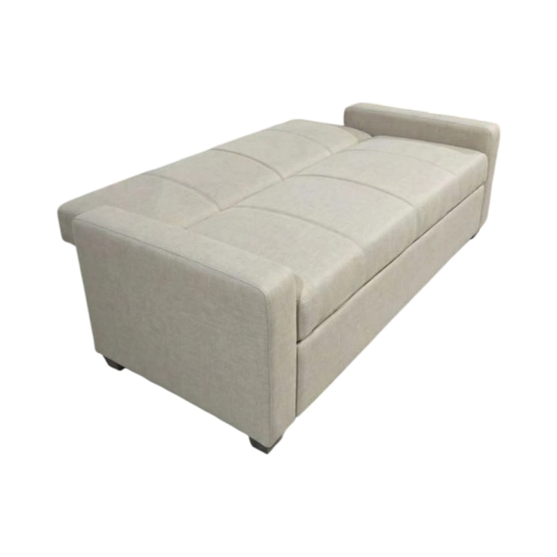 SOFA CAMA MILANO TRES POSICIONES LINO BEIGE - 2