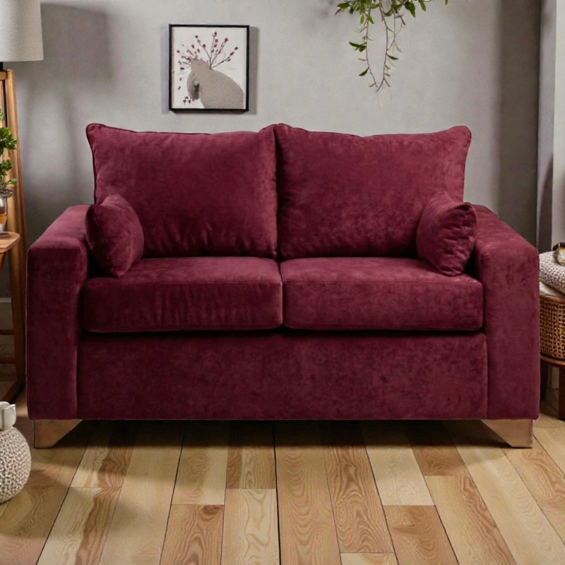 SOFA STEFANNY EN FELPA BURDEO