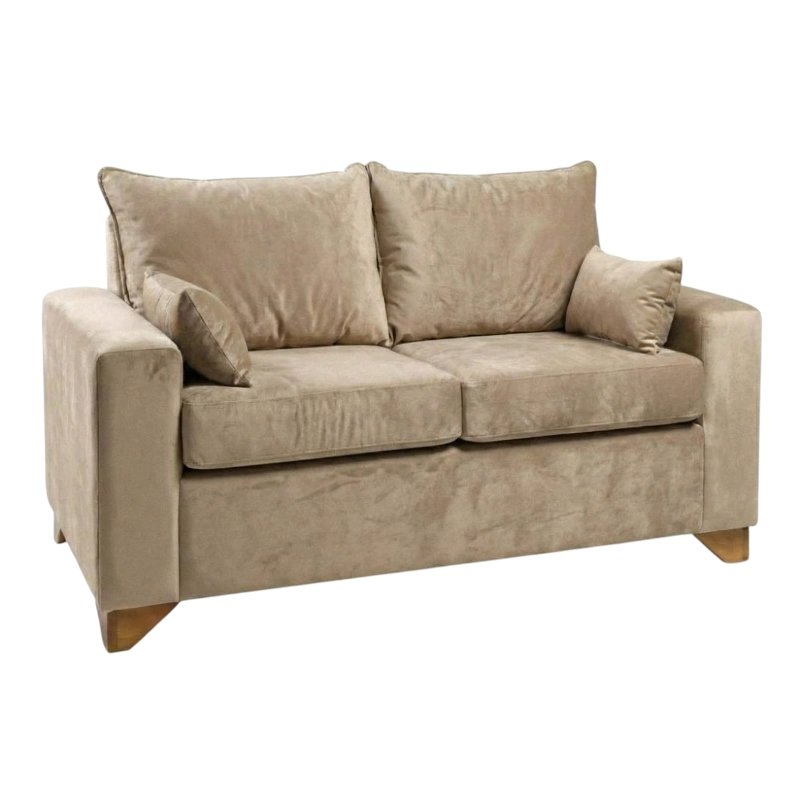 SOFA STEFANNY EN FELPA BEIGE - 2