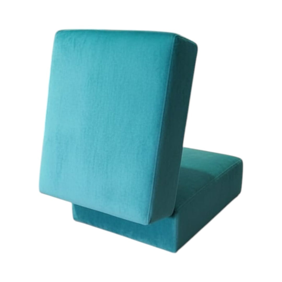 SOFA CAMA ARKOS EN FELPA TURQUESA - 2