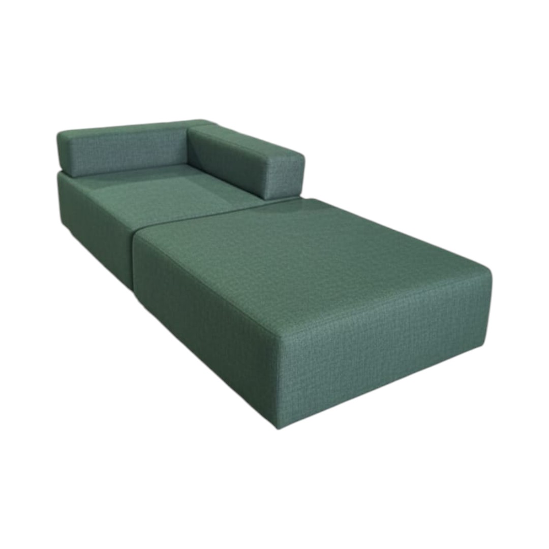 SOFA CAMA ARKOS EN LINO VERDE - 3
