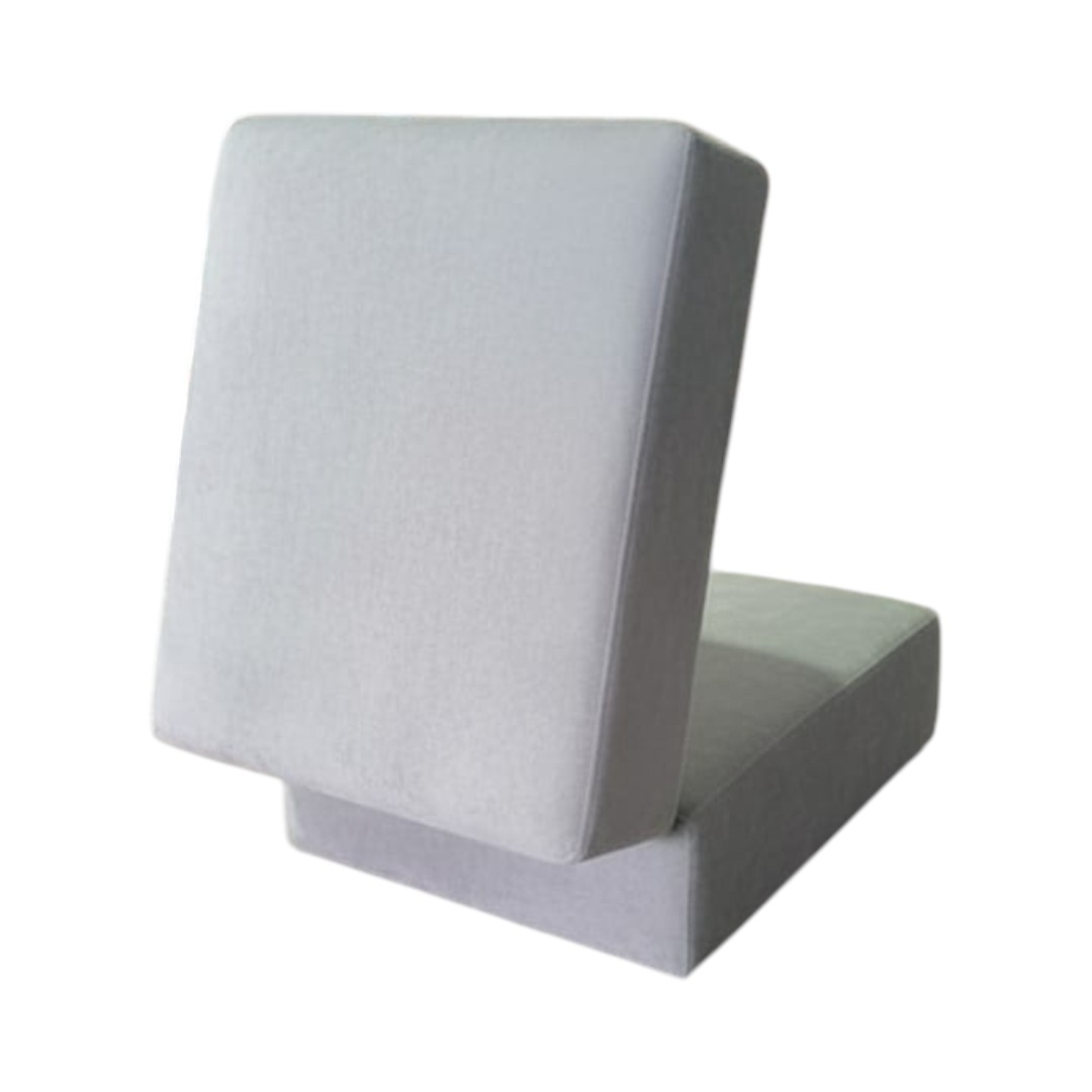 SOFA CAMA ARKOS EN FELPA GRIS CLARO - 2