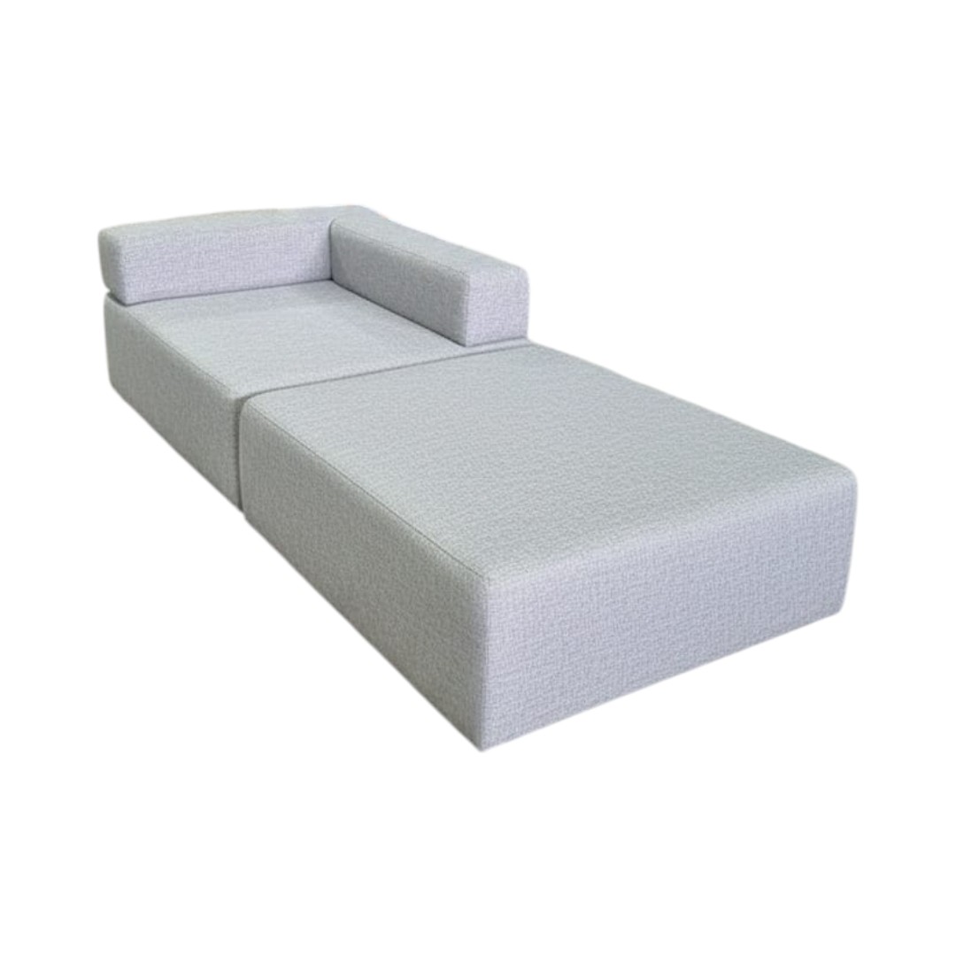 SOFA CAMA ARKOS EN LINO GRIS CLARO - 3