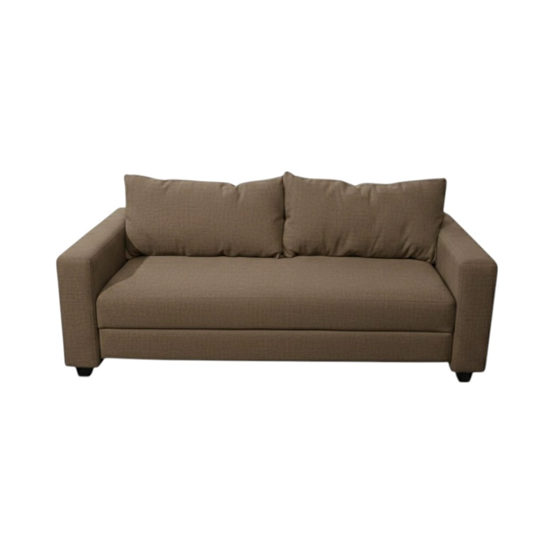 SOFA CAMA MULTIFUNCIONAL LINO CHOCOLATE - 1