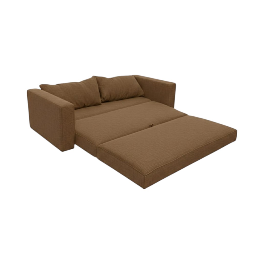SOFA CAMA MULTIFUNCIONAL LINO CHOCOLATE - 3