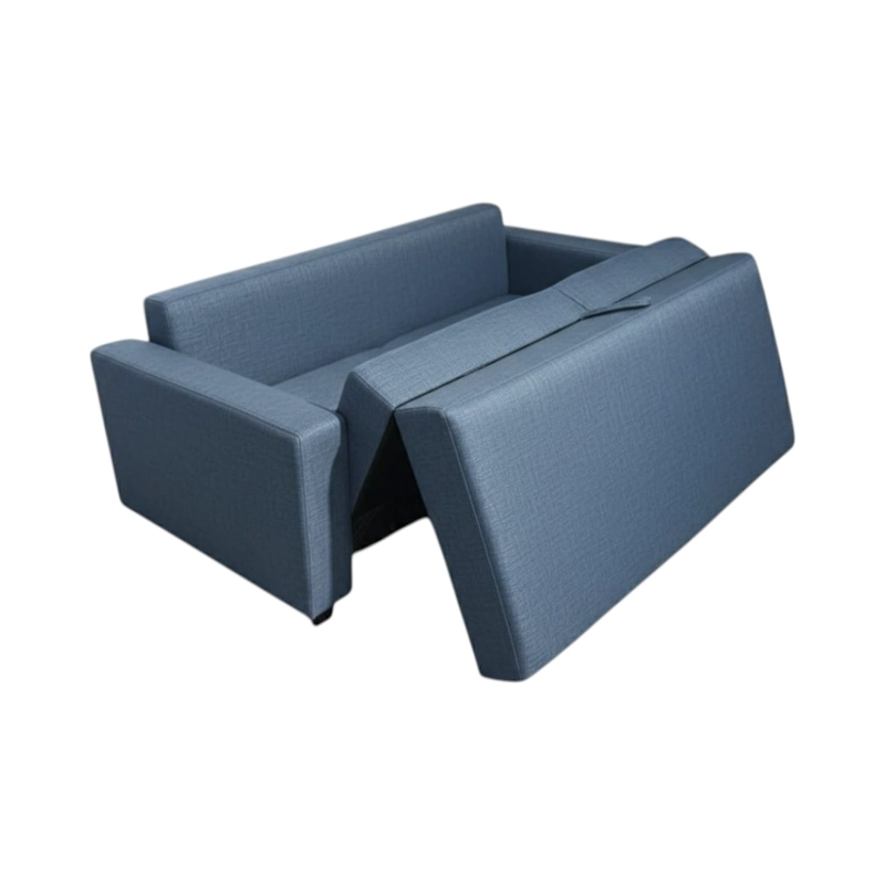 SOFA CAMA MULTIFUNCIONAL LINO AZUL - 2