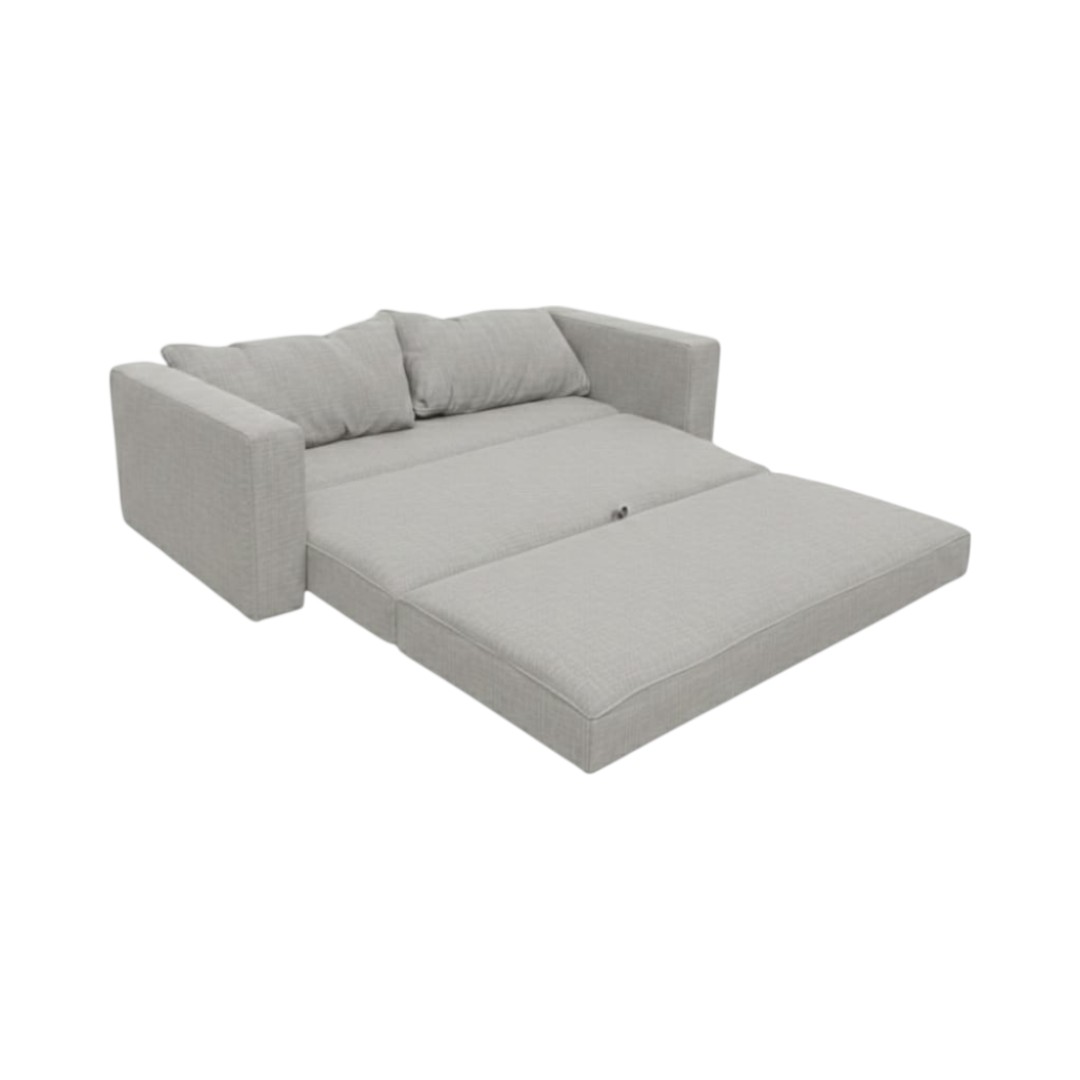 SOFA CAMA MULTIFUNCIONAL LINO GRIS CLARO - 3
