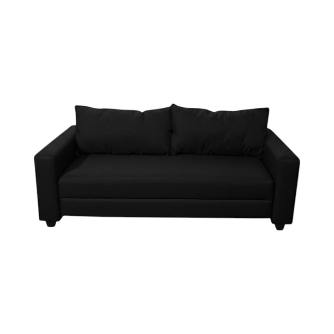 SOFA CAMA MULTIFUNCIONAL LINO NEGRO - 1
