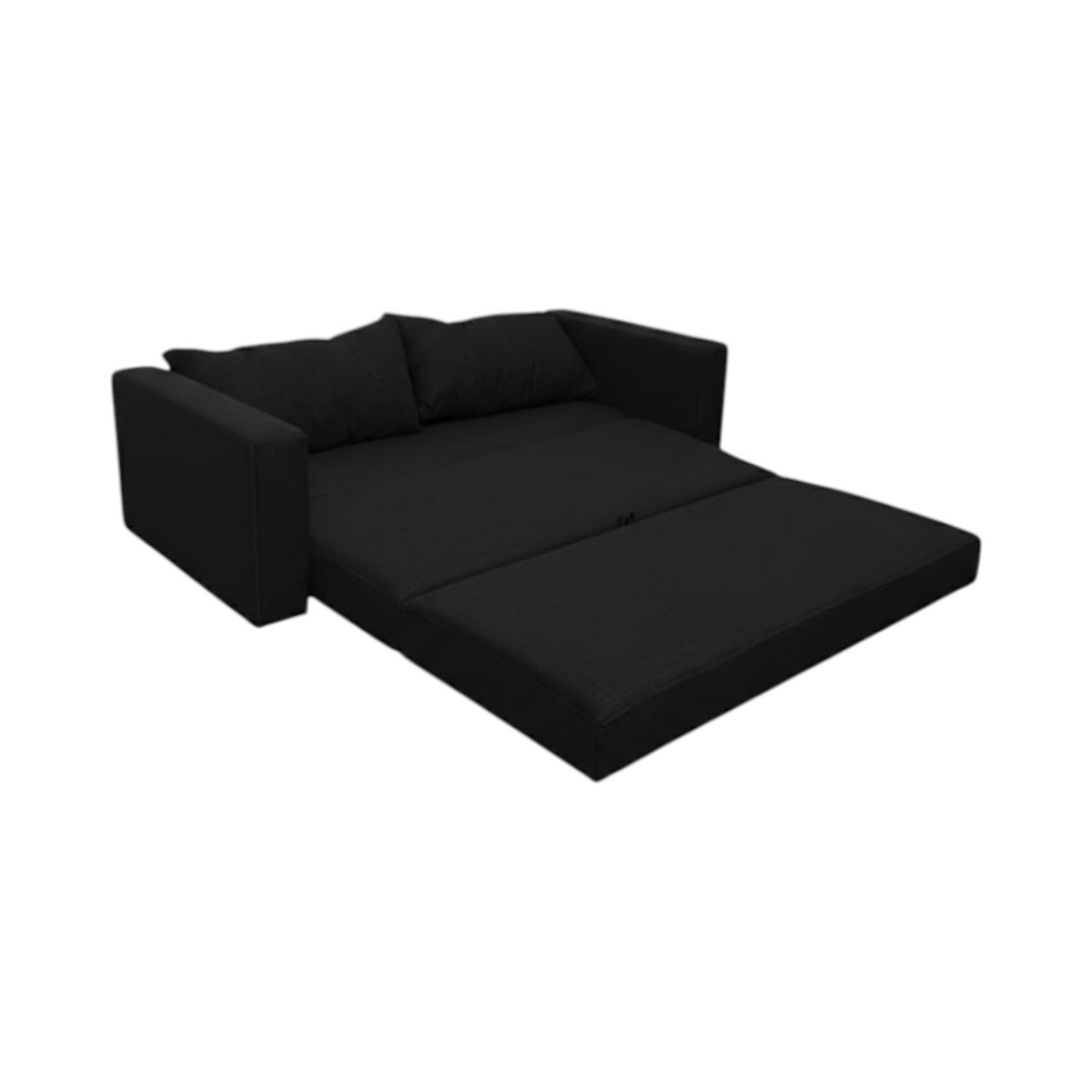 SOFA CAMA MULTIFUNCIONAL LINO NEGRO - 3