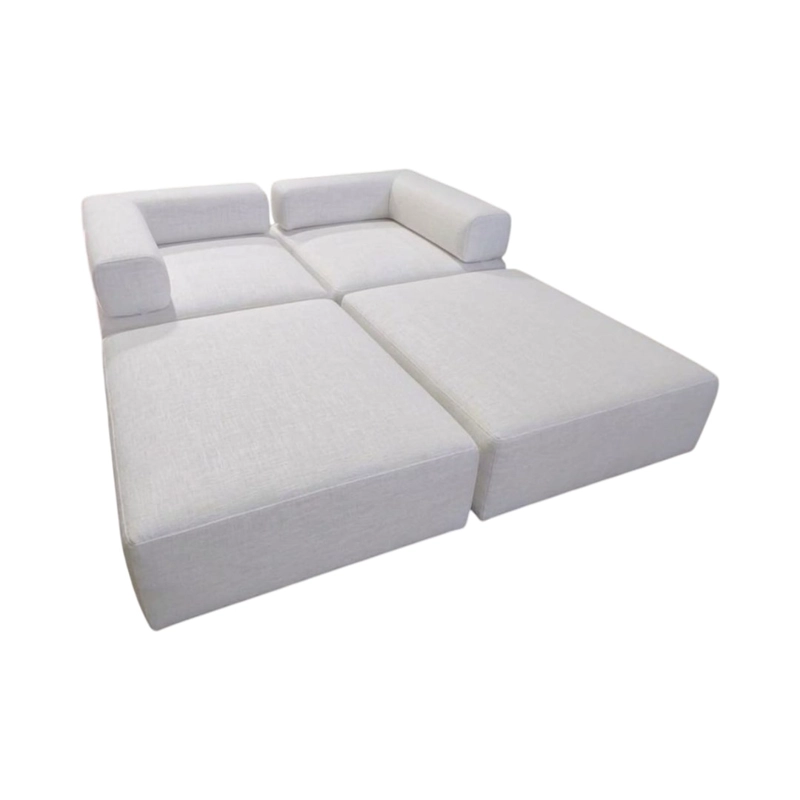 SOFA CAMA ARKOS DOS CUERPOS EN LINO CRUDO - 2