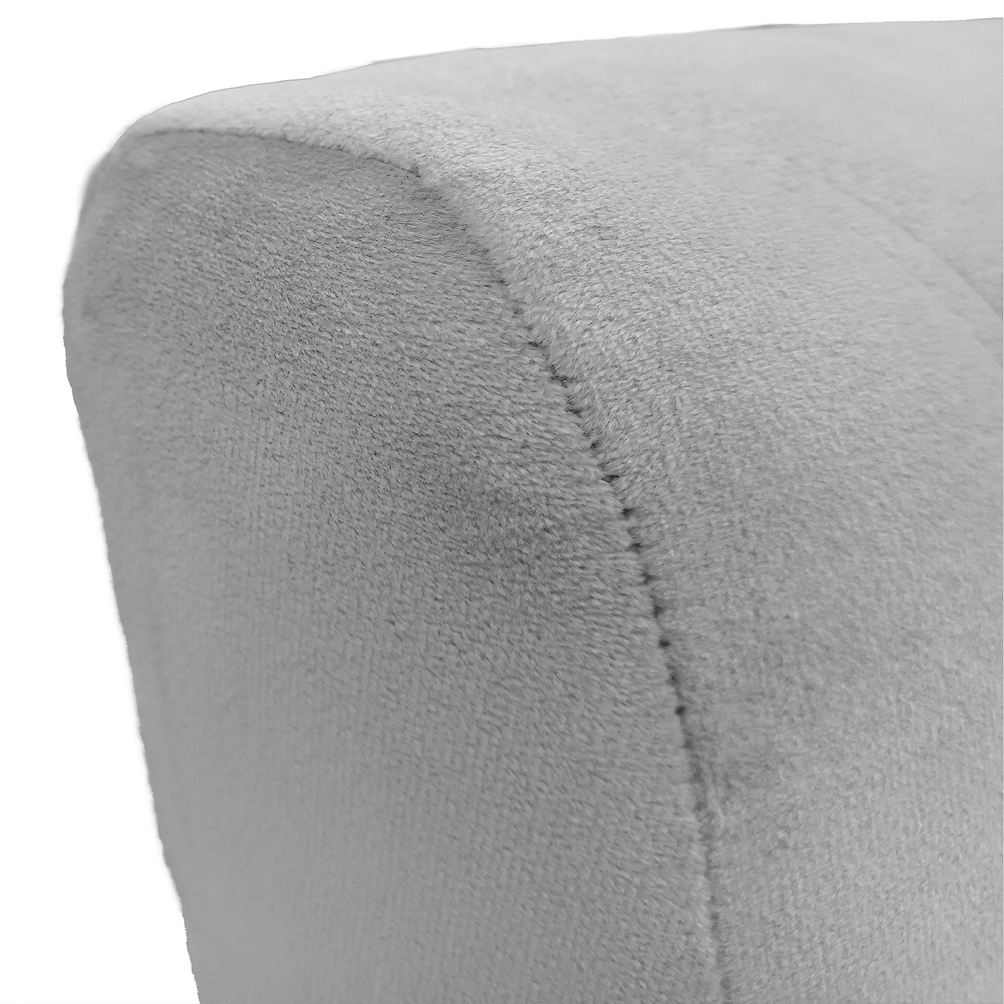 SITIAL RE DECORA ESMERALDA TERCIOPELO GRIS CLARO - 4