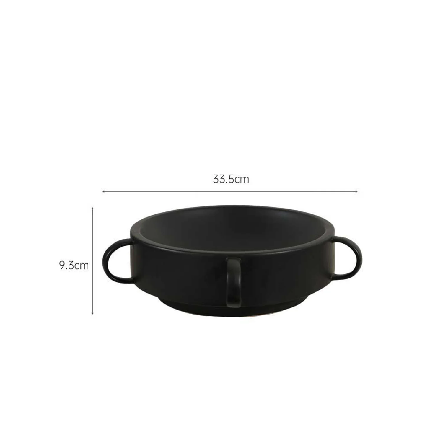 BANDEJA DECORATIVA NEGRA - 5