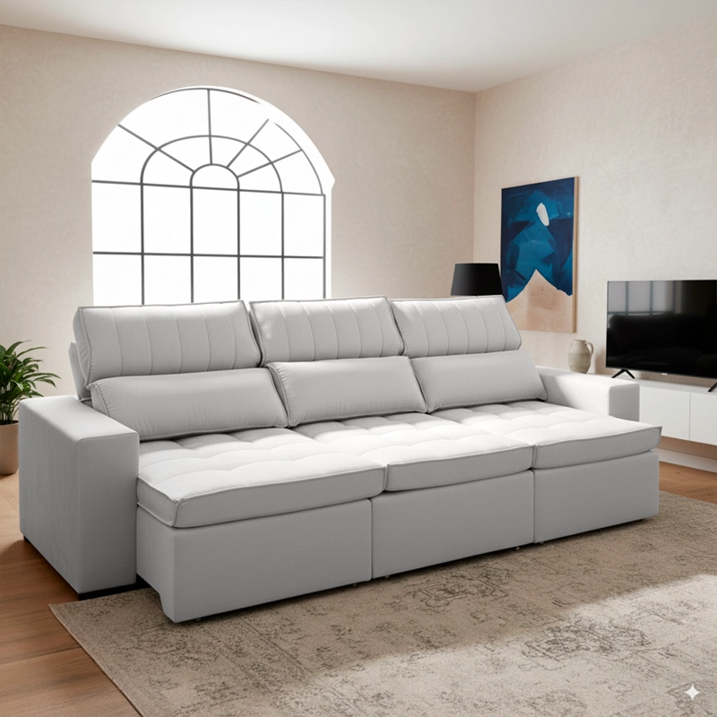 SOFA 3 CUERPOS TOQUIO EXTENSIBLE RECLINABLE 284CM - 1