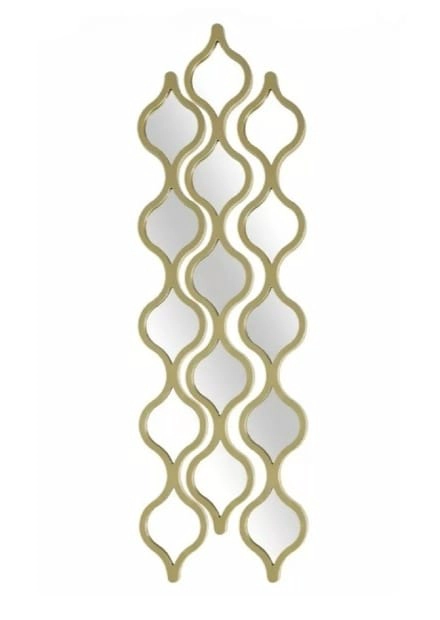SET 3 ESPEJOS TRENZADOS 100 CM ALTO X 10 CM ANCHO CADA ESPEJO - 4
