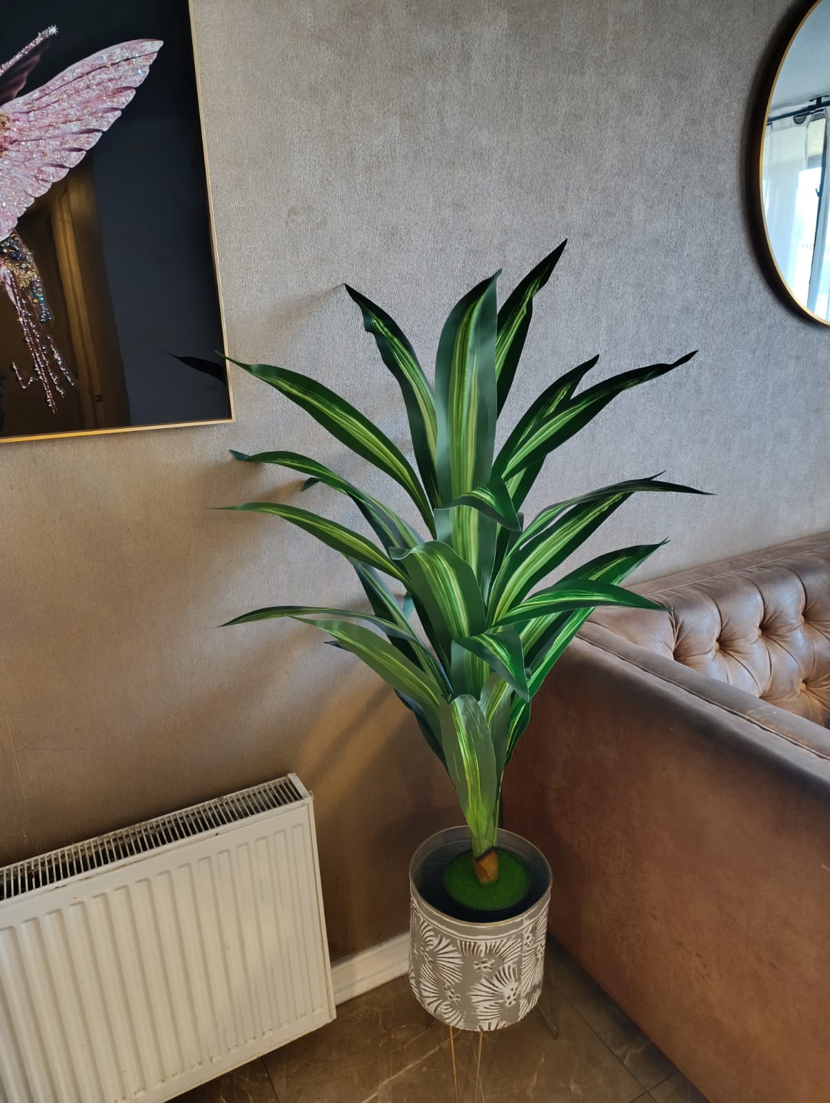 PLANTA ARTIFICIAL DRACAENA, DISEÑO REALISTA 120 CM ALTURA - 2