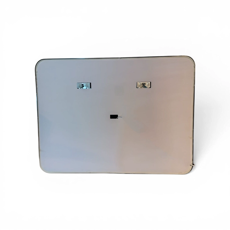 ESPEJO LED RECTANGULAR HORIZONTAL TOUCH 3 TONOS LUZ 80X60 MARCO  NEGRO - 4