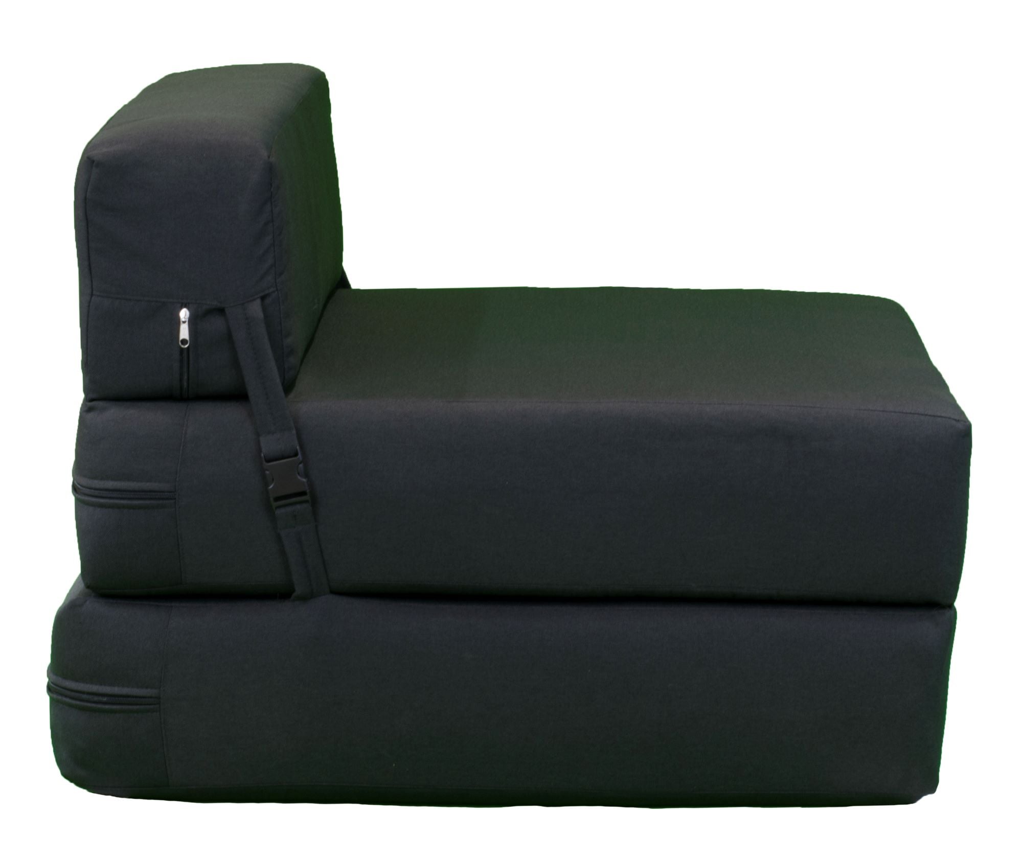 SOFÁ GAEX ESPUMA LINO NEGRO CAMA - 2