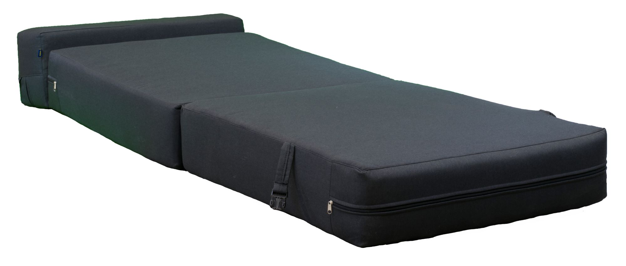 SOFÁ GAEX ESPUMA LINO NEGRO CAMA - 3