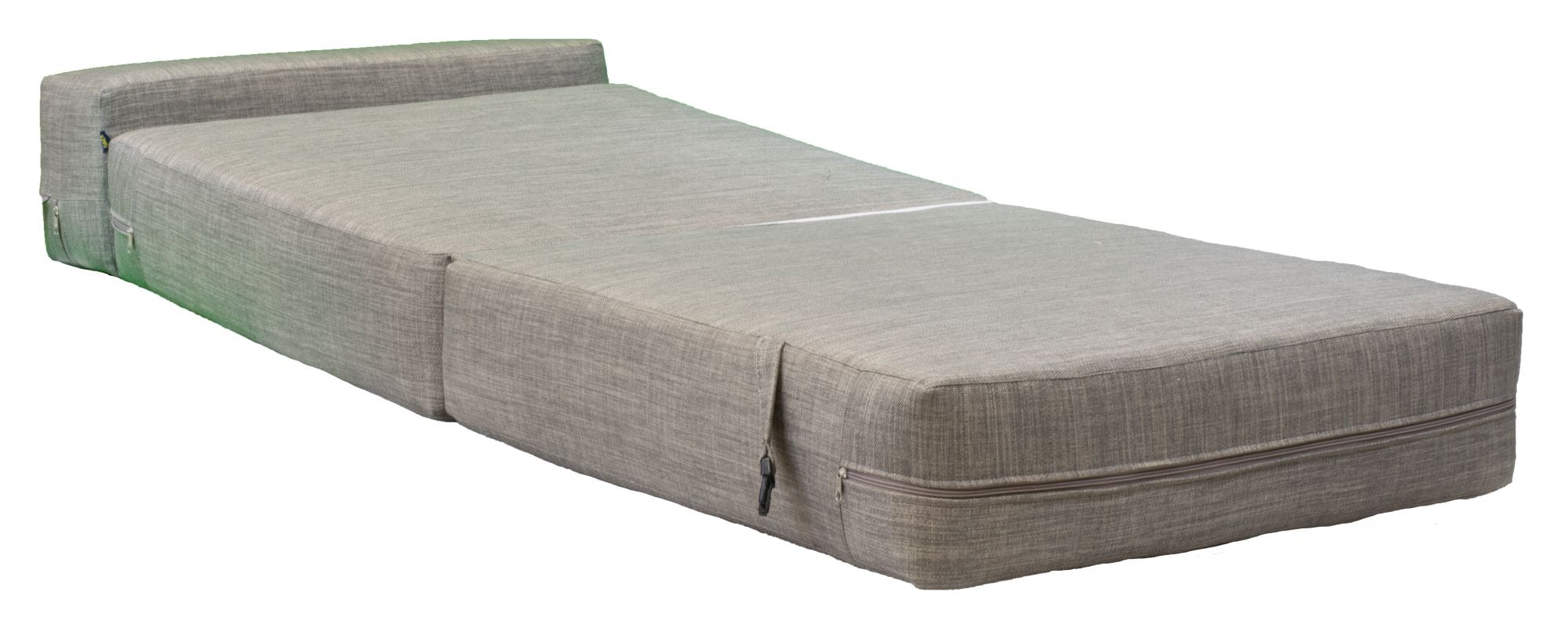 SOFÁ GAEX ESPUMA LINO GRIS CAMA - 3