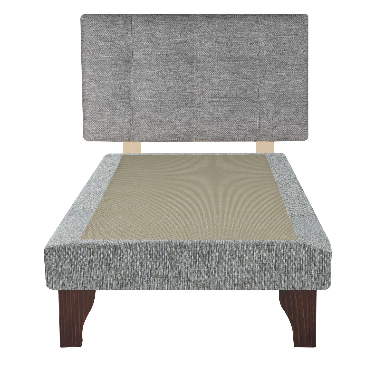 BASE DE CAMA CON RESPALDO 1 PLAZA - 2