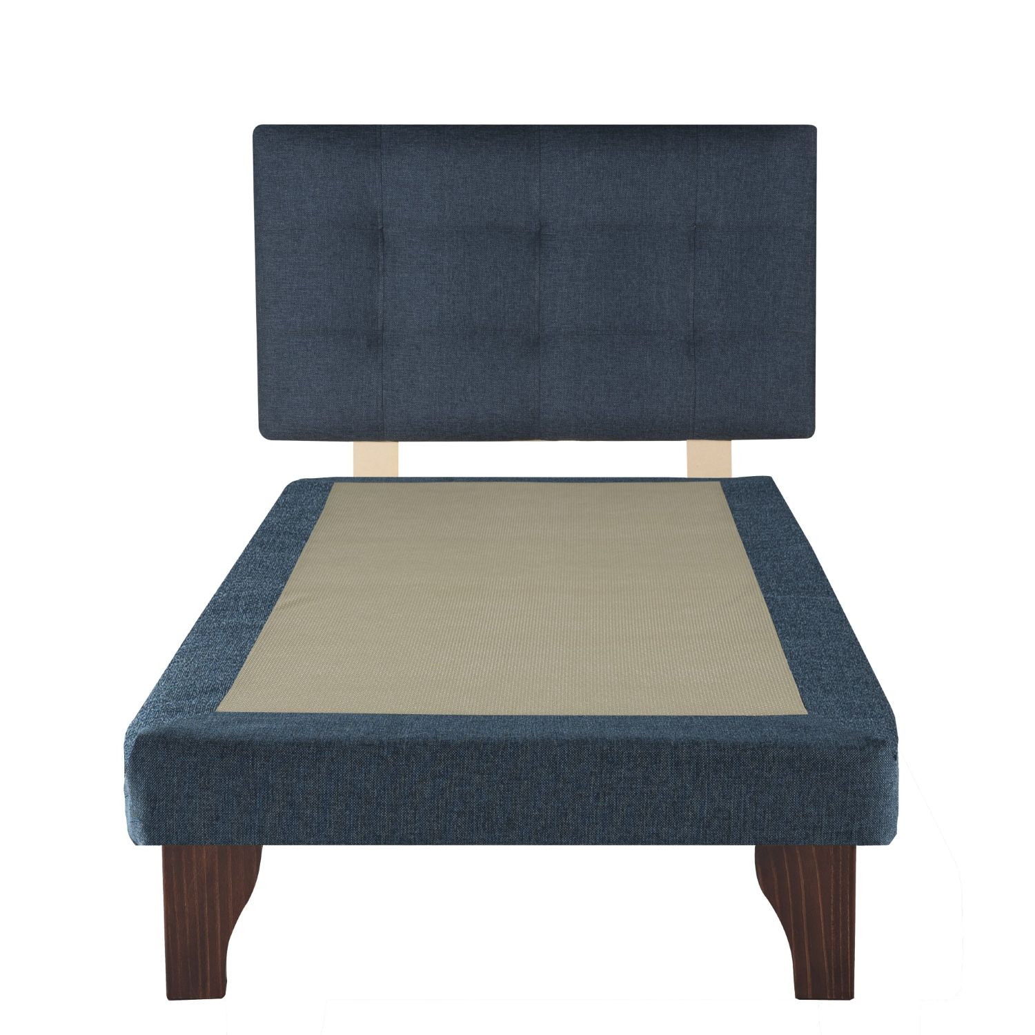 BASE DE CAMA CON RESPALDO 1 PLAZA - 7