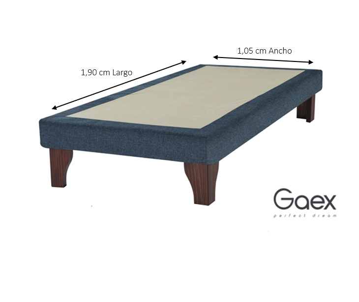 CAMA EUROPEA 1.5 PLAZA 190 RESPALDO ATACAMA - 5