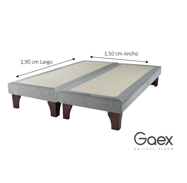 CAMA EUROPEA 2 PLAZAS 190 RESPALDO BERNA - 5