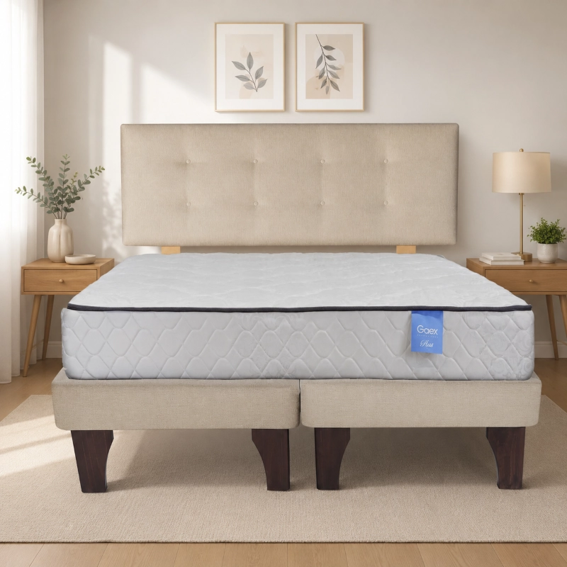 CAMA EUROPEA 2 PLAZAS 190 REST RESPALDO BERNA - 1