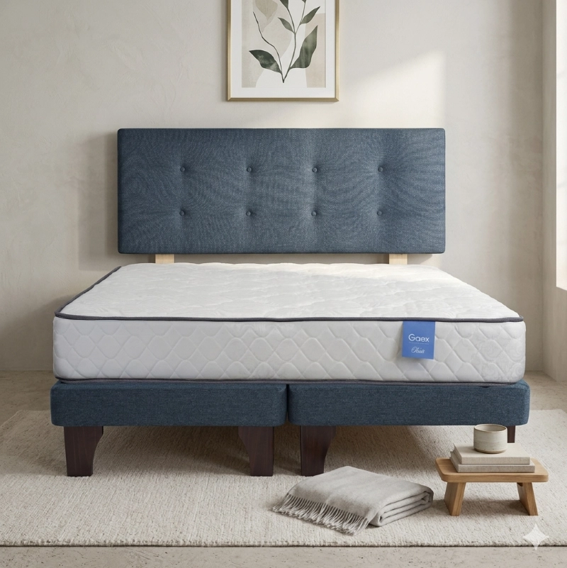 CAMA EUROPEA 2 PLAZAS 190 REST RESPALDO BERNA - 1