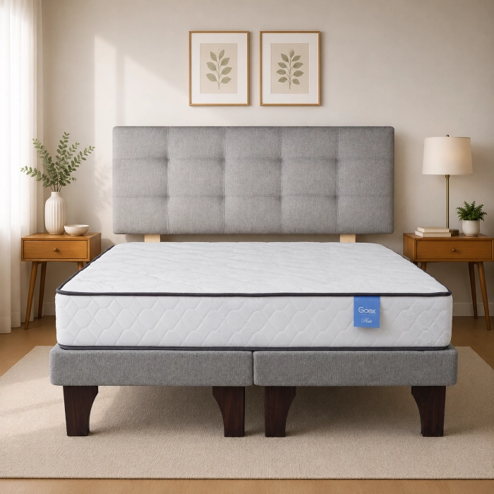 CAMA EUROPEA 2 PLAZAS 190 REST RESPALDO GINEBRA - 1