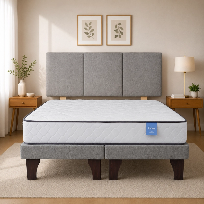 CAMA EUROPEA 2 PLAZAS 190 REST RESPALDO EVEREST - 1