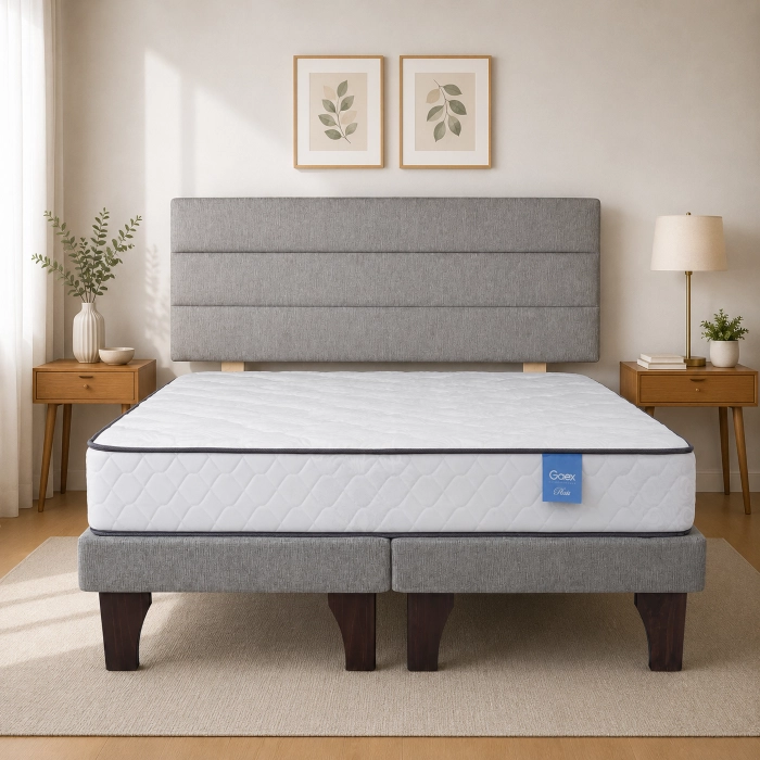 CAMA EUROPEA 2 PLAZAS 190 REST RESPALDO ATACAMA - 1