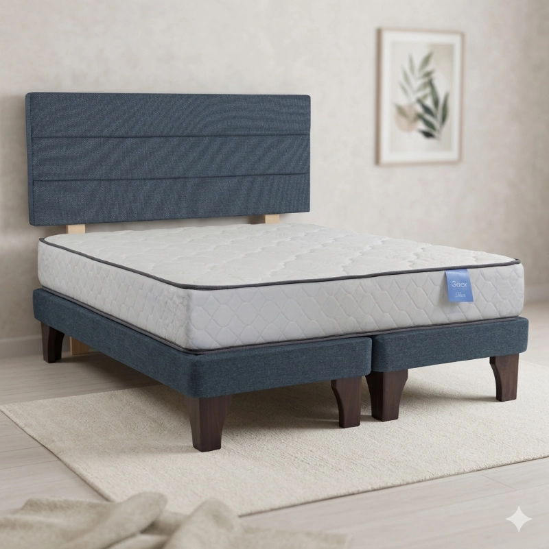 CAMA EUROPEA 2 PLAZAS 190 REST RESPALDO ATACAMA - 1