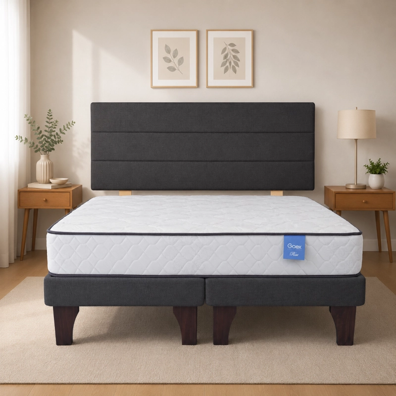 CAMA EUROPEA 2 PLAZAS 190 REST RESPALDO ATACAMA - 1