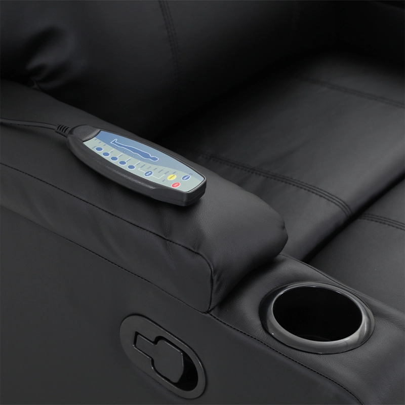 BERGERE ZOY HOME LHASA NEGRO MULTIFUNCIÓN MASAJE PU - 6