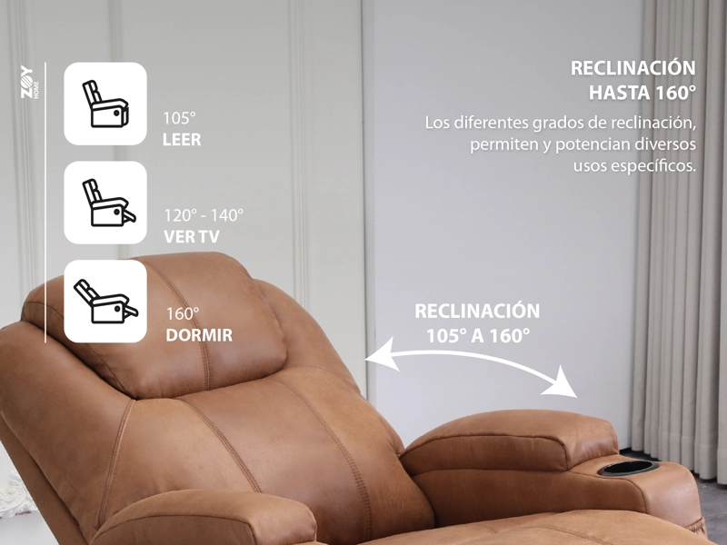 BERGERE ZOY HOME LHASA CAMEL MULTIFUNCION MASAJE - 5