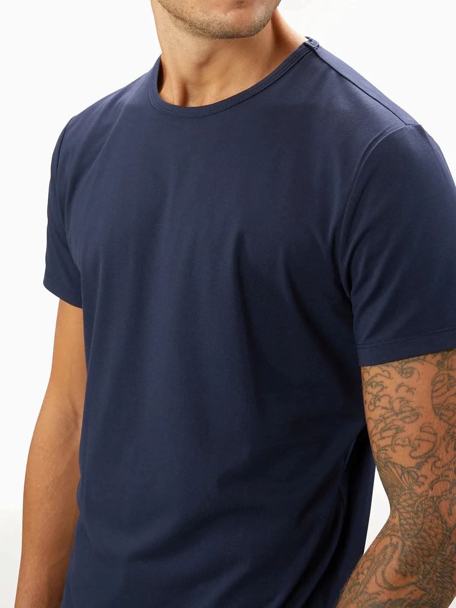 POLERA DE BAMBÚ CLÁSICA MANGA CORTA BACK IN TIME - 2
