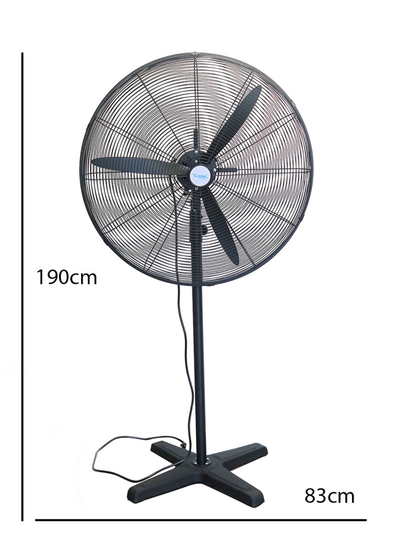 VENTILADOR INDUSTRIAL DE PEDESTAL. MODELO TORNADO DE 30 PULGADAS. FLUJO DE AIRE 18.120 M3/H - 1