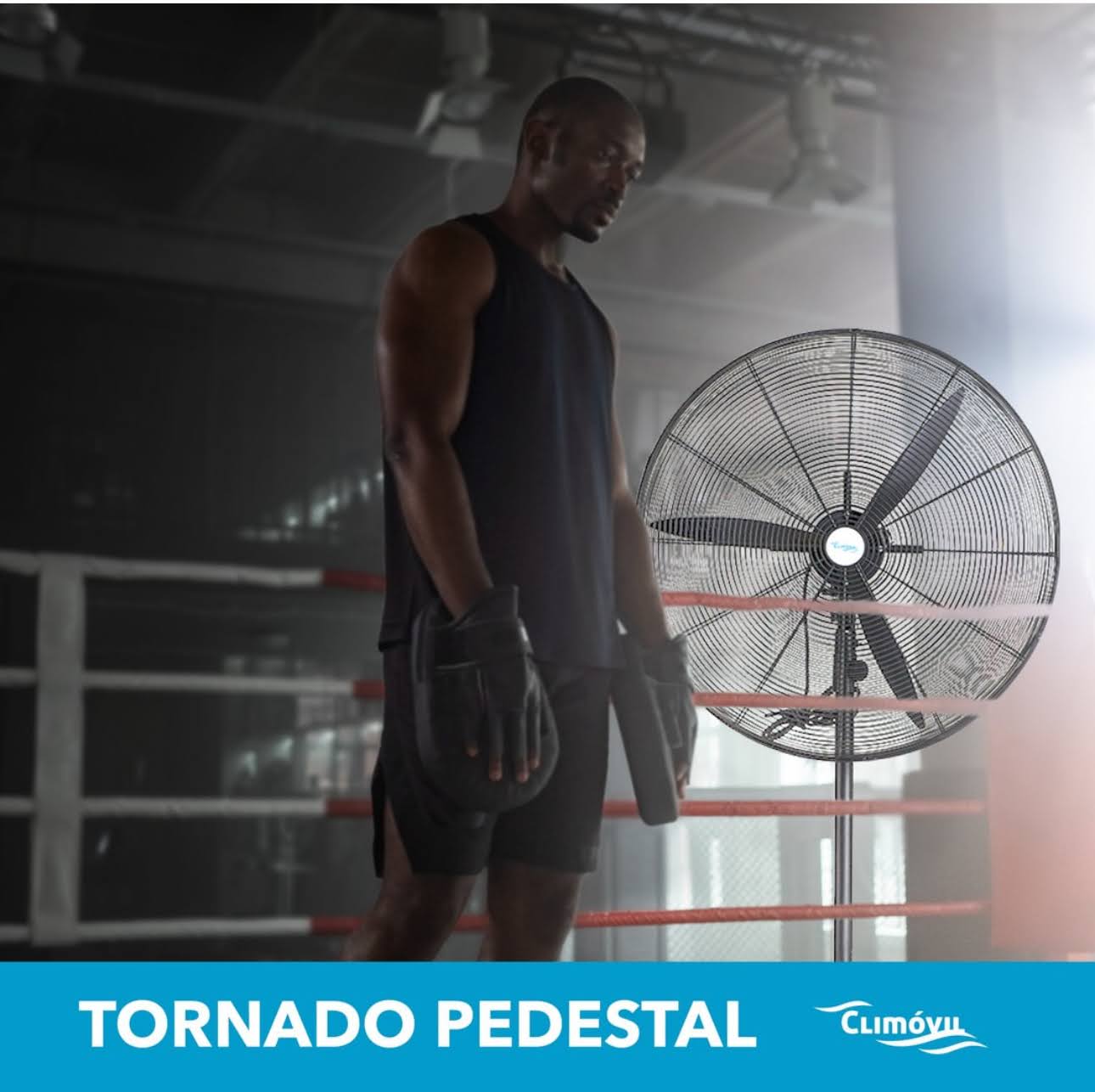VENTILADOR INDUSTRIAL DE PEDESTAL. MODELO TORNADO DE 30 PULGADAS. FLUJO DE AIRE 18.120 M3/H - 6