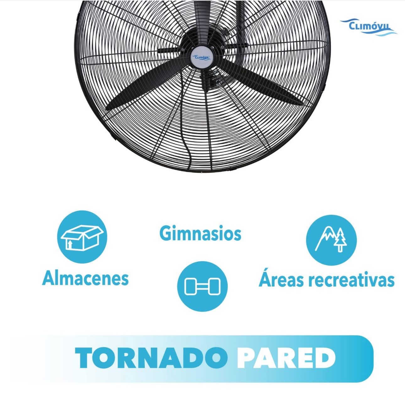 VENTILADOR INDUSTRIAL DE PARED, MODELO TORNADO DE 30 PULGADAS. FLUJO DE AIRE 18.120 M3/H - 4