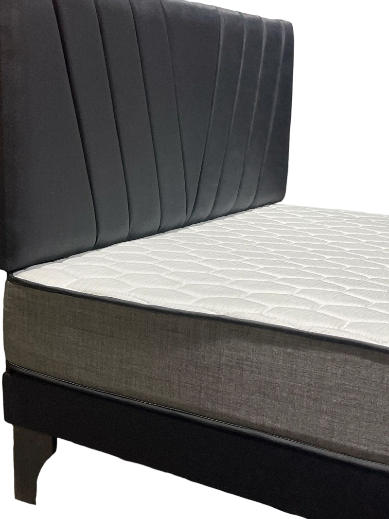CAMA EUROPEA DREAMBED 2 PLAZAS COLOR NEGRO - 2