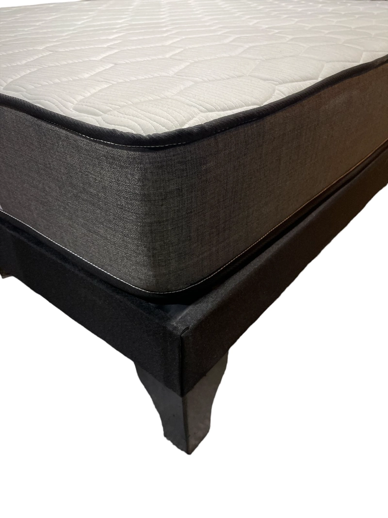 CAMA EUROPEA DREAMBED 2 PLAZAS COLOR NEGRO - 4