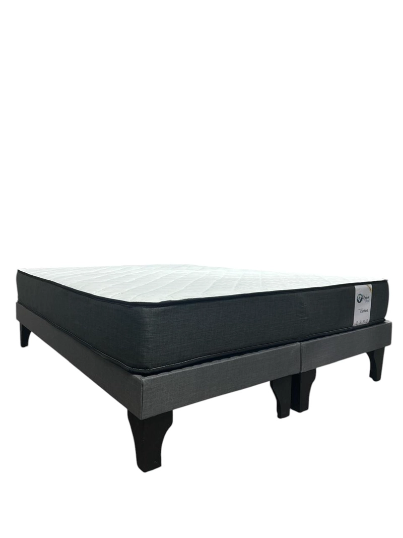 BASE EUROPEA DREAMBED 2 PLAZAS GRIS - 2