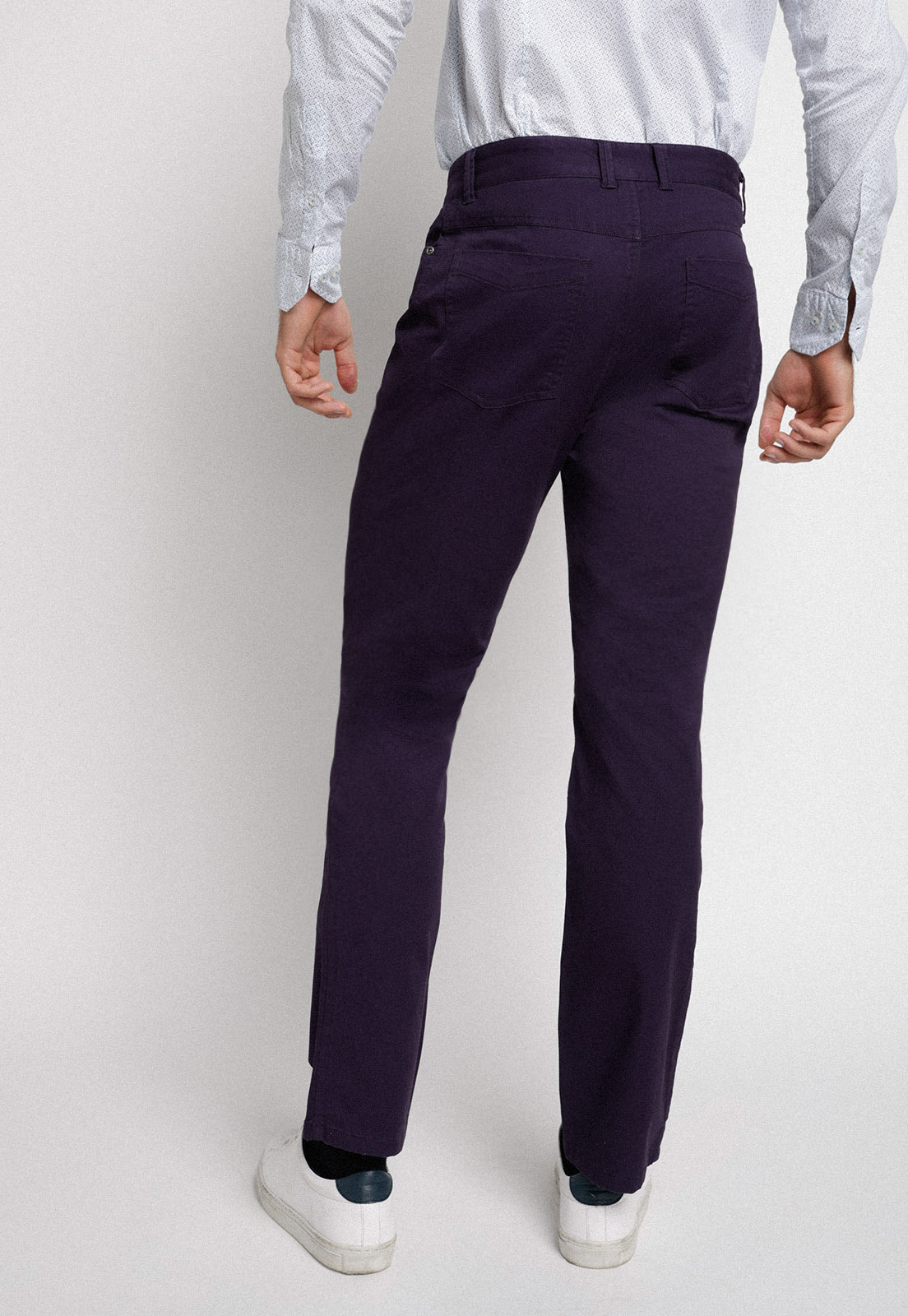 PANTALON CINCO BOLSILLOS VIOLETA - 2