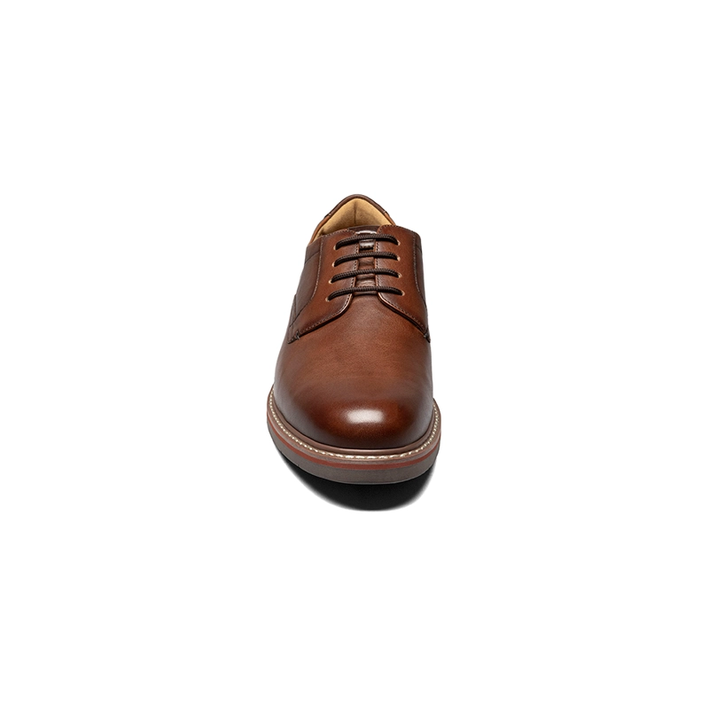 ZAPATOS NORWALK PLAIN TOE OXFORD COGNAC - 8