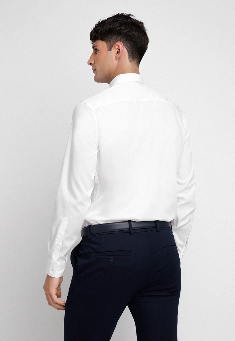 CAMISA FORMAL HOMBRE NON IRON (NO SE PLANCHA) BLANCO - 2