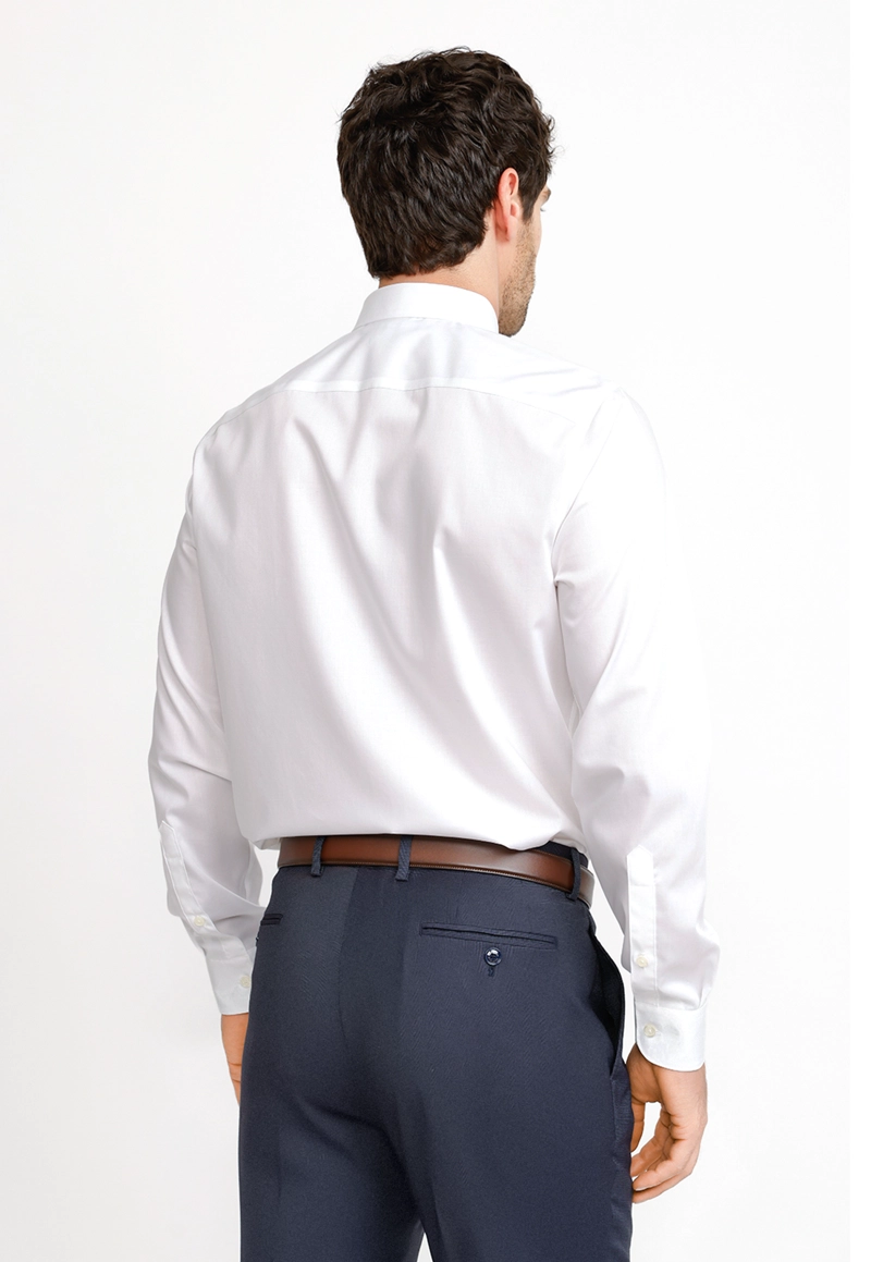 CAMISA FORMAL HOMBRE NON IRON (NO SE PLANCHA) BLANCO - 2