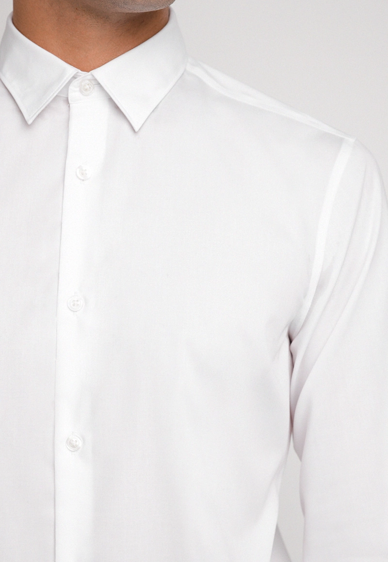 CAMISA FORMAL HOMBRE NON IRON (NO SE PLANCHA) BLANCO - 3