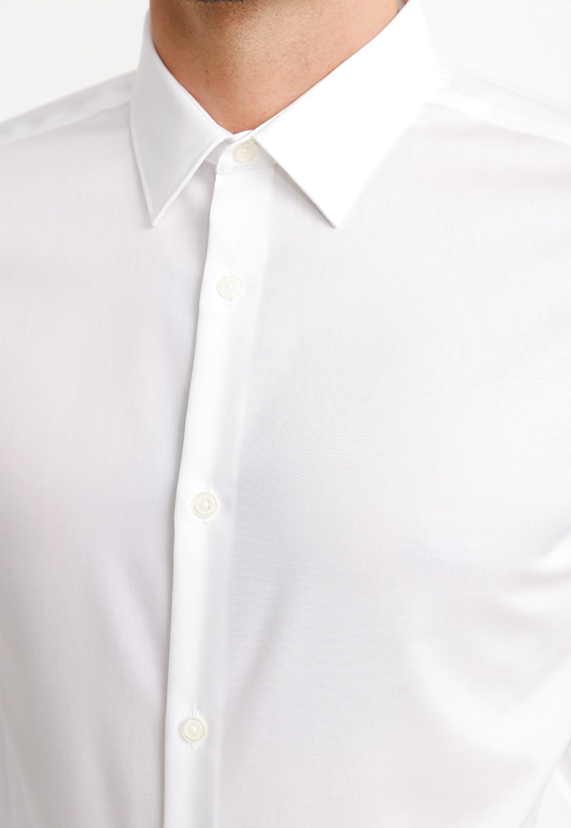 CAMISA FORMAL HOMBRE NON IRON (NO SE PLANCHA) BLANCO - 3