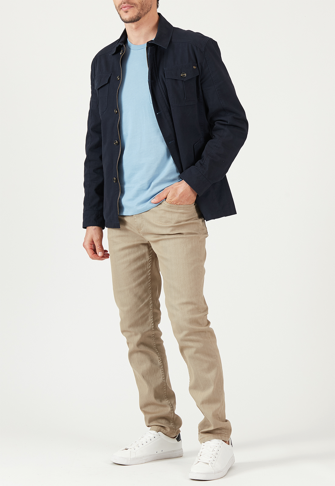CHAQUETA SPORT THELMA AZUL - 4